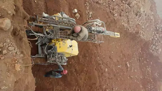 G140yf 20m Hydraulic Mine Blast Hole Hard Rock Drill Separated DTH Surface Drilling Rig Anchor Construction Engineering Machine