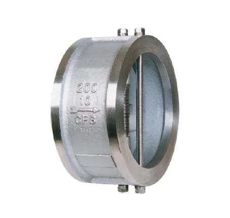 Wcb Butterfly Type Metal Pipe Check Valve for Chemical Industry