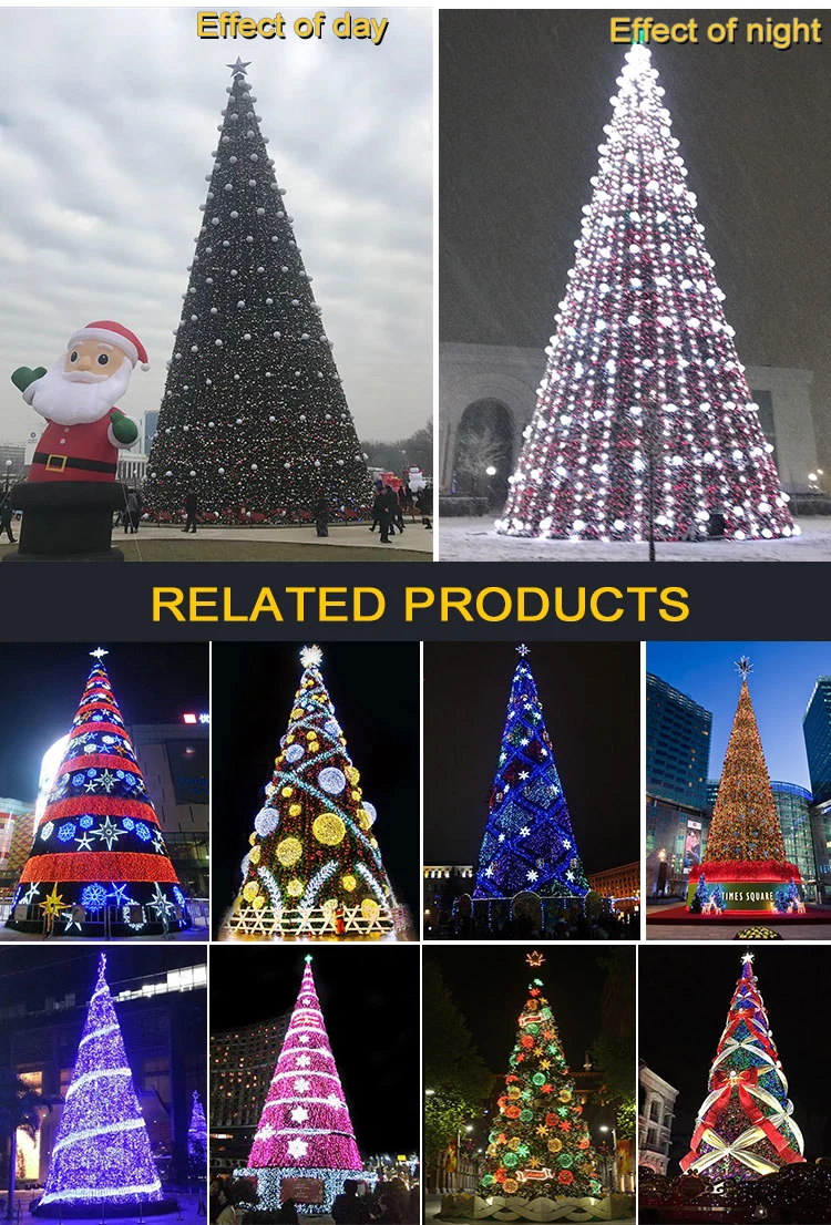 Wellhead Artificial LED Programmable LED Colorful Christmas Ball Tree