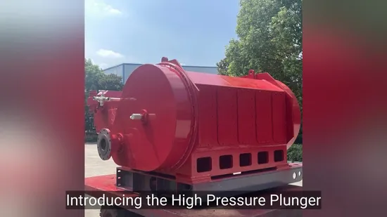 Kqz2800 High Pressure Output Cementing Pump Plunger Pump 