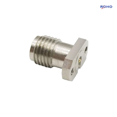 2.92mm Female Connector 2 Hole Flange Mount Attachment Vertical Launch for PCB
