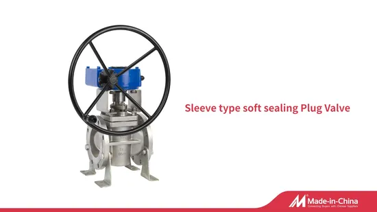 UB6 material sleeved plug valve with pneumatic 