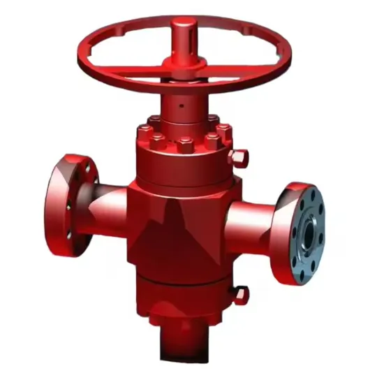 API 6A High Quality Oilfield Wellhead Hydraulic Flanged Adjustable Needle Choke Valve 