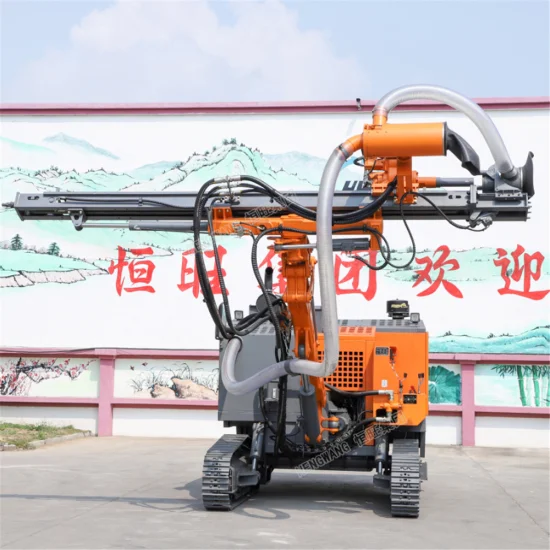 Drill Depth 30m Separated DTH Surface Drill Rig for Sale Double Cycloid Motor Slewing Head Drilling Equip